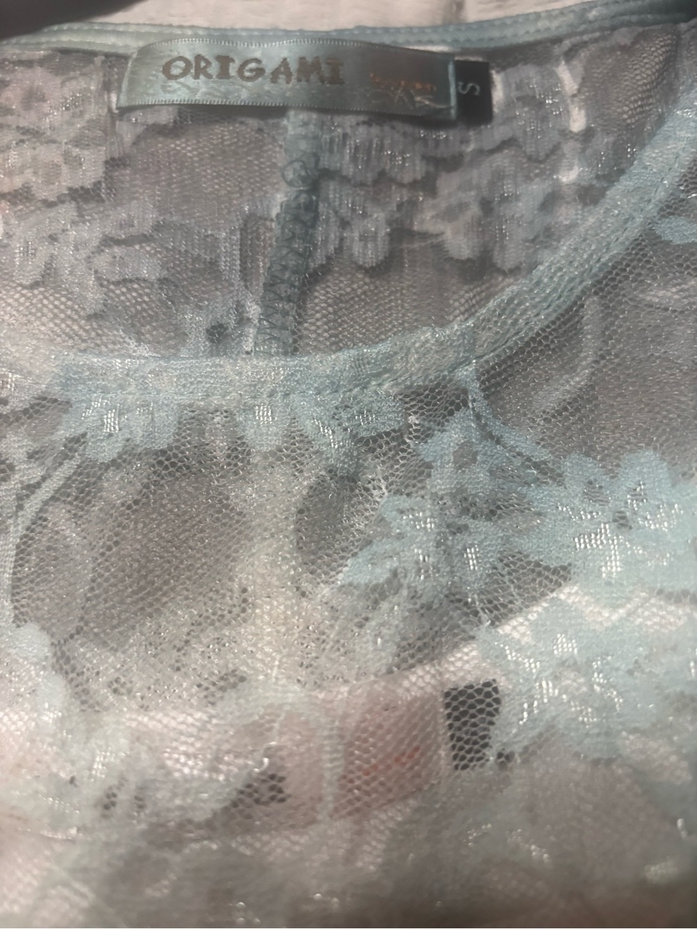 Origami Floral Lace A-Line Midi Dress - Picture 7 of 7